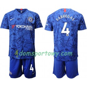Koszulka Chelsea Fabregas 4 Dziecięcy Domowe Koszulki Piłkarskie 2019-2020 Krótki Rękaw